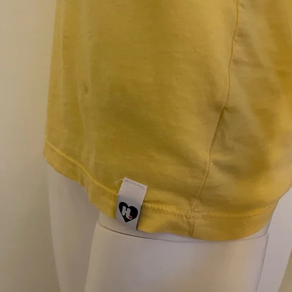 Harajuku Lovers Yellow Graphic Tee Vintage 2000 - Picture 5 of 12